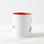 Coupe d'Ambition Nouveau job mignon promotion Mug (Centre)