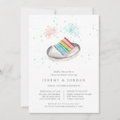 Coupe d'amour | Invitation au dîner de répétition (Devant)