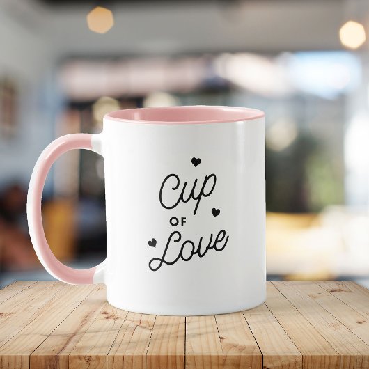 Coupe d'Amour Valentine Moderne Cute Chic Mug