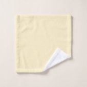 Coupe de beurre pâle Couleur uni jaune (Gant de toilette)