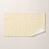 Coupe de beurre pâle Couleur uni jaune (Serviette à main)