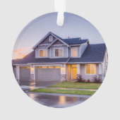 Coupe de bois rustique et poinsettia Wreath Nouvel (dos)