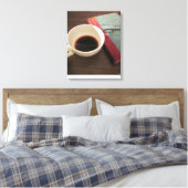 Coupe de café avec livre sur toile (Insitu(Chambre))