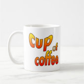 Coupe de café avec mousse de café Mug (Gauche)