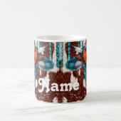 Coupe de café de la Mug Cows Flower Design personn (Centre)
