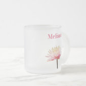 Coupe de café de Mug Froid à l'eau rose (Devant droit)