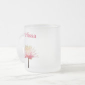 Coupe de café de Mug Froid à l'eau rose (Devant gauche)