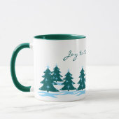 Coupe de café de Noël Festive de la Mug de vacance (Gauche)