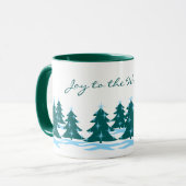 Coupe de café de Noël Festive de la Mug de vacance (Devant gauche)