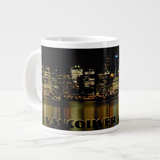 Coupe de café Jumbo Vancouver Mug Personnalisée (Devant gauche)