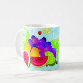 Coupe De Café Mug De Conception De Fruits Mélangés (Devant gauche)
