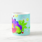 Coupe De Café Mug De Conception De Fruits Mélangés (Centre)