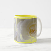 Coupe de café Roses Blanches Mug Belle décoration  (Devant droit)