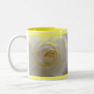 Coupe de café Roses Blanches Mug Belle décoration 