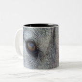 Coupe de café Wolf Mug Cool Wild Dog Cups & Cadeau (Devant gauche)