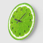 Coupe De Chaux Cuisine Mur Horloges (Angle)