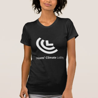 Coupe de dames de T-shirt de noir de logo de CCL