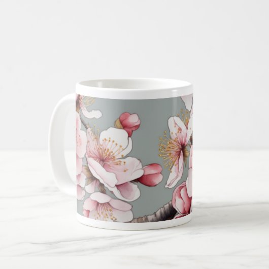Coupe de fleurs Mug (Devant gauche)