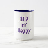 Coupe de Happy Coffee Mug (Centre)