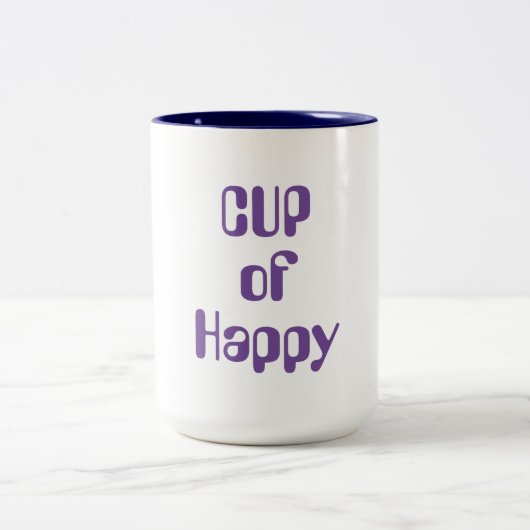 Coupe de Happy Coffee Mug (Centre)