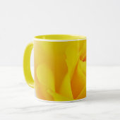 Coupe de la Mug de pétales Roses de rêve jaune (Devant gauche)