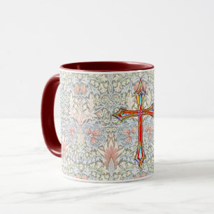 Coupe de Mug Cross de la Foi de style vintage