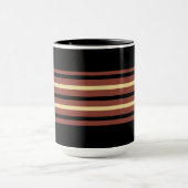Coupe de Mug de Café à rayures noires - Modeste Ch (Centre)