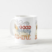 Coupe de Mug de café Sunshine Bonjour (Devant gauche)
