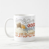 Coupe de Mug de café Sunshine Bonjour (Gauche)