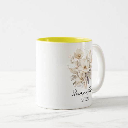 Coupe de Mug Fleur de naissance (Devant droit)