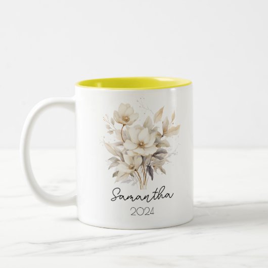 Coupe de Mug Fleur de naissance (Gauche)