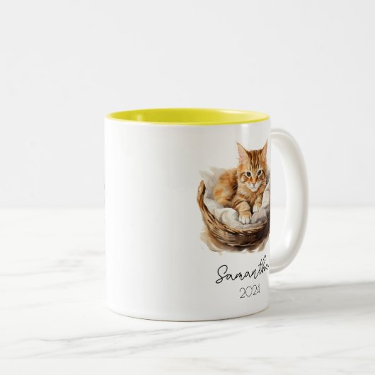 Coupe de Mug Fleur de naissance (Devant droit)
