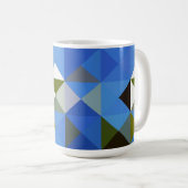 Coupe de Mug Style Couette bleue (Devant droit)