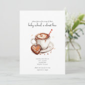 Coupe de Noël de Baby shower de joie Invitation (Debout devant)