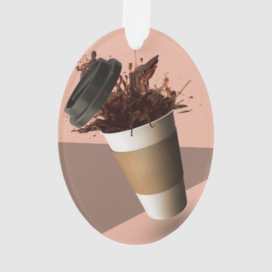 Coupe de papier rose Mocha pour café rétro Java Ji (dos)