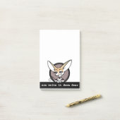 COUPE DE STYLE DE CARTOON FENNEC FOX POST-IT NOTEP (Sur un bureau)