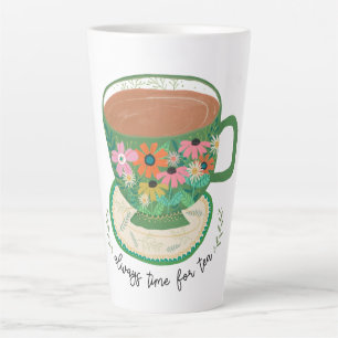 Coupe de Thé Floral Citation Mug Vintage