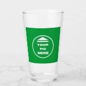 Coupe de verre 16oz - Personnalisé Ajouter votre i (Devant)