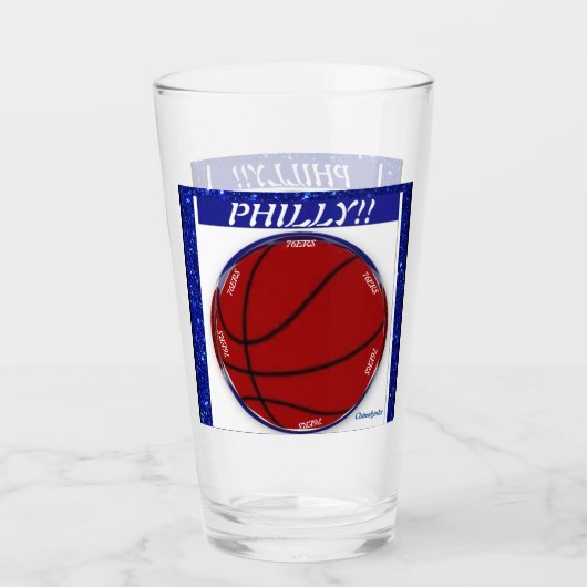 COUPE DE VERRE DE BASKETBALL DESIGNER (Devant)