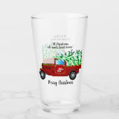 Coupe de verre de camion de Noël (Dos)