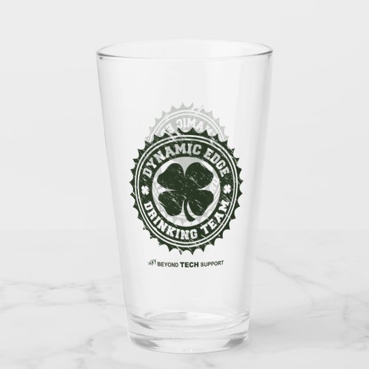 Coupe de verre de l'équipe de boisson Edge dynamiq (Devant)