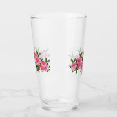 Coupe de verre des roses roses (Gauche)