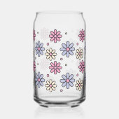 Coupe de verre - Design de fleurs (Gauche)