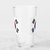 Coupe de verre patriotique avec drapeau de la Coré (Droite)