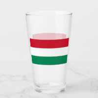 Coupe de verre patriotique avec drapeau de la Hong