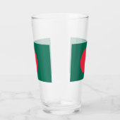 Coupe de verre patriotique avec drapeau du Banglad (Droite)
