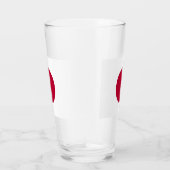 Coupe de verre patriotique avec drapeau du Japon (Droite)