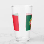 Coupe de verre patriotique avec drapeau du Portuga (Droite)