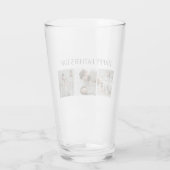 Coupe de verre personnalisée avec 3 photos et text (Dos)