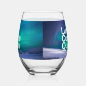 Coupe de verre personnalisée | Gla de boisson nett (Droite)